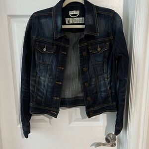 Indigo Rein Women's Dark Blue Jean Jacket